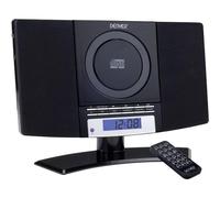 Denver 12120530 MC-5220 Sistema stereo AUX, CD, FM, Montaggio a parete Nero