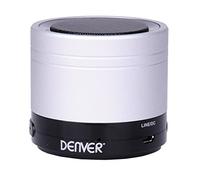 DENVER BTS-20 Altoparlante Portatile Bluetooth, Bianco