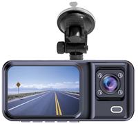Denver CCT-2500 Dashcam Blickwinkel Horizontal Max.=120° 5V Dual-Telecamera, G-Sensor, Automatischer Start, Microfono