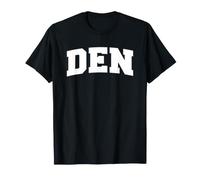 Denver Colorado Hometown Retro Varsity den Maglietta