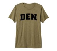 Denver Colorado Hometown Retro Varsity den Maglietta Premium