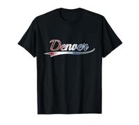 Denver Colorado Patriotic USA American Heritage Maglietta