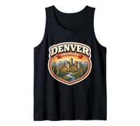 Denver Colorado Souvenir Città Visitatore Memorabilia Vacanza Canotta