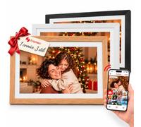 Denver Cornice Digitale WiFi Frameo 10,1 Pollici, 3 Cornici, 16 GB | Portafoto digitale, calendario digitale, 3 cornici removibili, touchscreen IPS, 16 GB