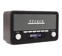 Denver DAB-18DGR Radio DAB+ FM Bluetooth AUX con Sveglia, Grigio Scuro