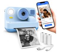 FOTOCAMERA BRIDGE DENVER KPC-1374, Zoom Kein, Risoluzione 1 MP, 3 MP, 5 MP, 8 MP, 12 MP, 20 MP Zoom ottico Nessuno, 46 megapixel, Blu