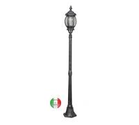 DENVER.Lampione.Classico.h.189cm.Alluminio.Giardino.Esterno.Italy