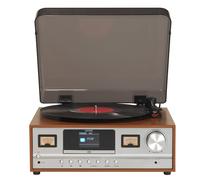Denver MRD-52LIGHTWOOD platine Argento, Legno - Nouvo