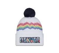 Denver Nuggets Knitted New Era Bobble Cuff Beanie