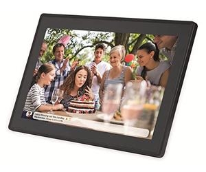 Denver PFF-1514BMK2 - Cornice Digitale Wi-Fi - 15,6 Pollici Full HD IPS Touch Screen, Software FRAMEO Integrato, condivisione Wireless, Funzione Timer, Nero
