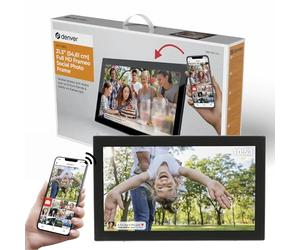 Denver PfF-2160 Digitaler Bilderrahmen Schwarz 54,6 Cm (21.5") Touchscreen Wlan (119101070010)