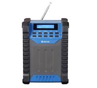 Denver Radio da Cantiere DAB+ con Bluetooth e Batteria, IP54 | DAB+/FM, Bluetooth, AUX, batteria 2000 mAh fino a 10 ore, 10 W RMS, IP54, USB-C e 40 stazioni