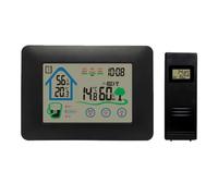 Denver Stazione meteorologica WS-520 – Wireless termometro/igrometro int./est. con orologio nero
