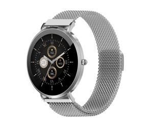 Denver SWC-394S Bluetooth 43mm AMOLED Argento IP68 SpO2 Pulsometro Tensiómetro