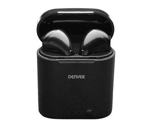 DENVER TWE-36BLACKMK3 AURICOLARI WIRELESS, Nero