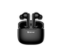 Denver TWE-48B Cuffie Bluetooth True Wireless per chiamate e musica, nere