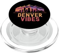 Denver Vibes Energy Colorado Mountains a un chilometro di distanza PopSockets PopGrip per MagSafe