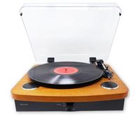 Denver VPL-230 VPL-230 - Giradischi in vinile con altoparlanti stereo, con Bluetooth, registrazione USB e SD, ingresso AUX e uscita RCA, VPL-230