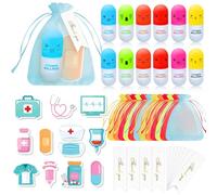 Denylo pro Set di regali di apprezzamento per infermiere divertenti note adesive con penne per pillole carta regalo penne a sfera a tema medico blocchi promemoria per infermieri settimana