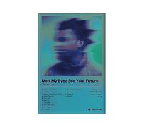 Denzel Curry - Melt My Eyez See Your Future - Poster su tela con album musicale, decorazione artistica da parete per soggiorno, camera da letto, decorazione senza cornice, 30 x 45 cm