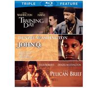 Denzel Washington Triple Feature: (The Pelican Brief / Training Day / (Blu-ray)
