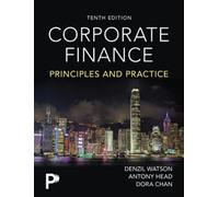 Denzil Watson Antony Head Dora Corporate Finance: Principles and Pra (Tascabile)