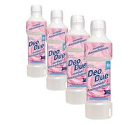 DEO DUE Ammorbidente Fiori Rosa Liquido 1000 ml (Confezione da 4)