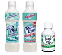 Deo Due Detersivo Lavatrice + Ammorbidente + Gocce Bucato Fiori d'Acqua e Aloe