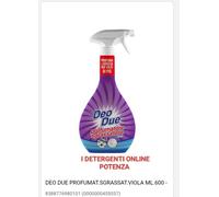 Deo Due Sgrassatore Profumatore Viola Spray 600ml Pezzi 2