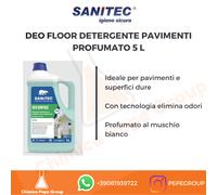 DEO FLOOR DETERGENTE PAVIMENTI PROFUMATO 5L - MUSCHIO BIANCO