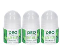 Deo Naturals Aloe Vera 3x50 ml