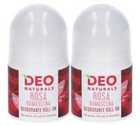 Deo Naturals Rosa Damascena 2x50 ml