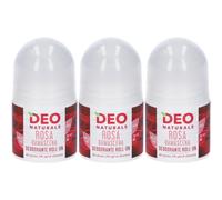 Deo Naturals Rosa Damascena 3x50 ml