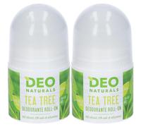 Deo Naturals Tea Tree 2x50 ml