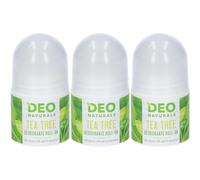 Deo Naturals Tea Tree 3x50 ml