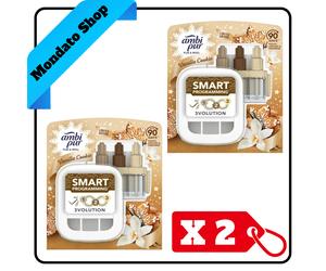 DEODORANTE AMBI-PUR 3VOLUTION COMPLETO STARTER KIT VANILLA COOKIE 20ml (X2)