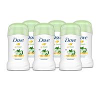 Dove, Deodorante Go Fresh Cetriolo e Tè Verde Stick, Antitraspirante, con 1/4 Crema Idratante, Protezione Fino a 48 Ore, con Olio Nutriente, per Uomo e Donna, 6 Pezzi da 40ml