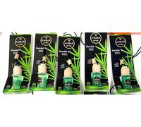Deodorante Auto AMBAR PERFUMS 6,5ml - Fragranza Naturale Bambù ✅ 5 PEZZI