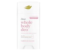 Deodorante Dove Stick Whole Body Deo 75ml, Deodorante per Tutto il Corpo, Profumo di Lamponi e Rosa, Protezione dagli Odori fino a 24 ore, Dermatologicamente Testato, Ginecologicamente Testato