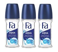 Deodorante Fa 1,7 oz. Roll-On Aqua (confezione da 3)