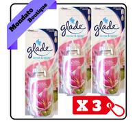 DEODORANTE GLADE SENSE & SPRAY REFIL 18 ml FLORAL BLOSSOM (X3)