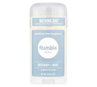 Deodorante HUMBLE BRANDS Original Formula senza alluminio. Controllo degli odori a lunga durata con bicarbonato di sodio e oli essenziali di rosm