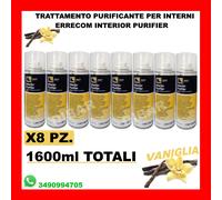 DEODORANTE IGIENIZZANTE SPRAY VANIGLIA PER UFFICI CASA E AMBIENTI 1600ML TOTALI