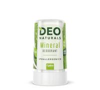 Deodorante ipoallergenico naturale con Aloe Vera Deo Naturals 50 g con allume di Rocca, senza parabeni, SLS e fragranze