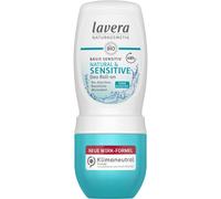 lavera Deodorante roll-on base sensitiv Natural SENSITIVE - vegano - cosmetico naturale - deodorante roller con aloe vera biologica - minerali naturali senza alluminio - ricetta analcolica