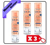 DEODORANTE LYCIA BIFASICO 100ml ATO NO GAS SILK SHAKE FRESCO FRUTTATO (X3)