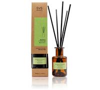 Deodorante Mikado, 100 ml. Aroma Wood e Vetiver. Diffusore a bastoncini. Essenza per la casa. Decorazione. Diffusore con bastoncini di rattan