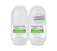 Deodorante Mussvital Dermactive Sensitive aloe vera Confezione da 2 Uds x 75ml. Roll-on