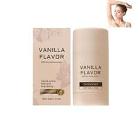 Deodorante naturale, deodorante alla vaniglia, 72 ore, controllo degli odori, crema al burro e vaniglia, deodorante roll-on per bambini, protezione contro odori corporei e umidità ascellare (1)