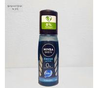 75ml Nivea Men Fresco Active Spruzzini Deodorante 0% Alluminio 48h Protezione